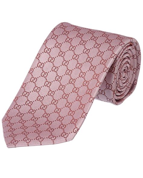 pink gucci pattern tie|gucci snake tie.